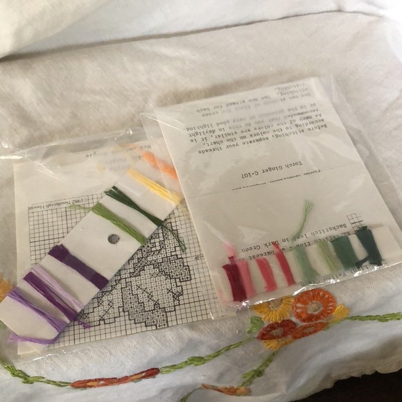 6 vintage cross stitch sets - Picture 5 of 7